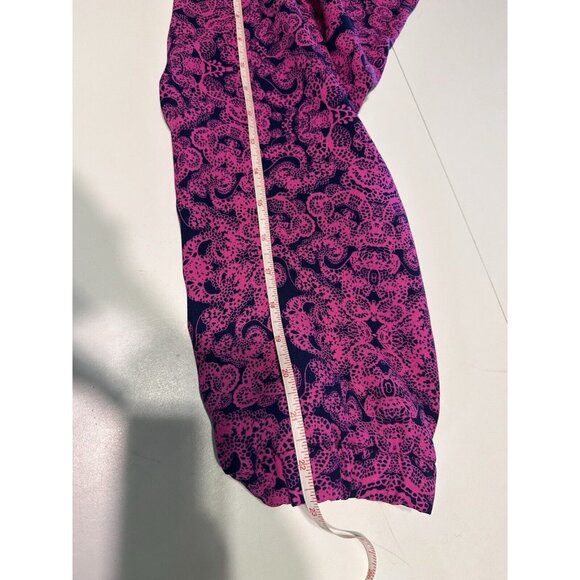 Ann Taylor Capri Jogger Pants Womens Sz 00P Petite Pink Pockets - Picture 6 of 8